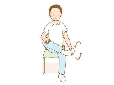 足首のストレッチ